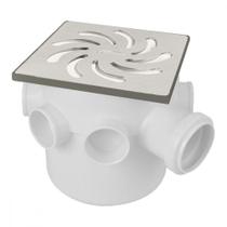 Caixa Sifonada Amanco 15X15 Quadrada Grelha De Aluminio No.26 - 20778 Caixa Sifonada Amanco 15X15 Quadrada Grelha De Aluminio No.26 - 20778