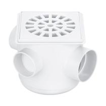 Caixa Sifonada Herc 100x100x50mm Saída DN 50 mm Entrada DN 40 mm Quadrada