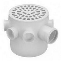 Caixa Sifonada Krona 15X15 Redonda Branca Caixa Sifonada Krona 15X15 Redonda Branca