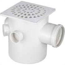 Caixa Sifonada Krona Branca Redonda 15X15X50 914 Caixa Sifonada Krona Branca Redonda 15X15X50 914