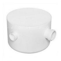 Caixa Sifonada Luconi 250X 50 Redonda Gordura Branca