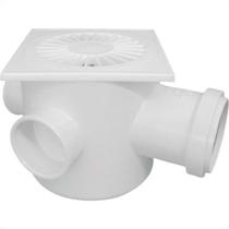 Caixa Sifonada Plastilit Quadr Branco 10X10X50 Caixa Sifonada Plastilit Quadr Branco 10X10X50
