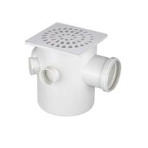 Caixa sifonada quadrada 150 x 185 x 75mm - krona Caixa sifonada quadrada 150 x 185 x 75mm - krona