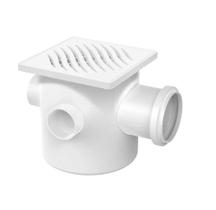 Caixa Sifonada Quadrada 3 Entradas 100x100x50mm - 27019919