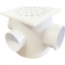 Caixa Sifonada Reboucas Quad.Branco 10X10X50 Branco