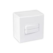 Caixa sistema x sobrepor 75x75 c/ 1 int duplo simples sleek margirius