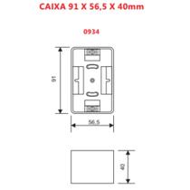 Caixa Sistema X Sobrepor Ref 934 Fame Caixa Sistema X Sobrepor Ref 934 Fame