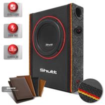 Caixa Slim 8 Polegadas Shutt Concept Subwoofer Shutt Concept 200W Led Neon