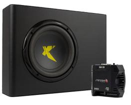 Caixa Slim Exclusive Xc300 Sub 8 C/ Modulo Stetsom IR400.4