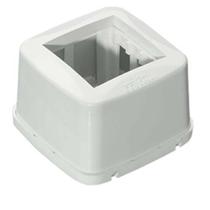 Caixa Sobrepor 2 Módulos 75x75x48 Linha Petra - Mectronic
