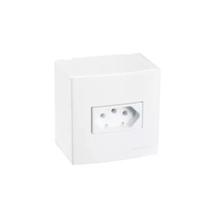 Caixa Sobrepor 75x75mm C/ 1 Tomada 2P+T 10A BR SLEEK