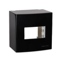 Caixa Sobrepor com Suporte 75x75 1 Posto PR Sleek MarGirius Caixa Sobrepor com Suporte 75x75 1 Posto PR Sleek MarGirius