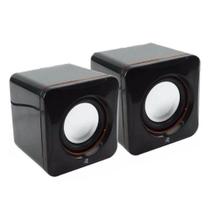 Caixa Som 2.0 Multimedia Speaker 3W Rms Controlador Volume