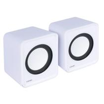 Caixa Som 2.0 Usb VS-01B Branca C/ Controle