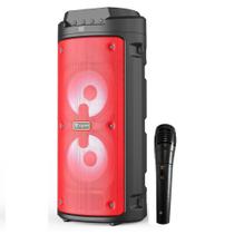 Caixa Som Alto Falante Bluetooth Música C/Microfone Incluído