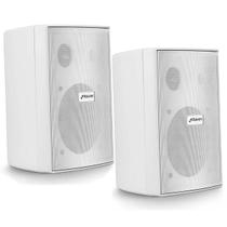 Caixa Som Ambiente Frahm PS200 New Branco c/ suporte Par