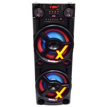 Caixa Som Amplificada Bluetooth 2900W Rms Woofer 15 Mp3 Usb Led Bivolt Amvox Aca 2900 New X Sfm