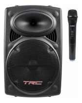 Caixa Som Amplificada Bluetooth 350w Portátil Led Sub 12 Trc
