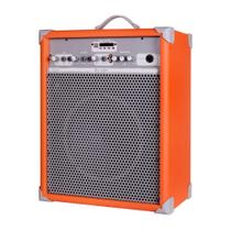 Caixa Som Amplificada Multiuso Up!10 Light Orange FM/USB/BT - LL Audio