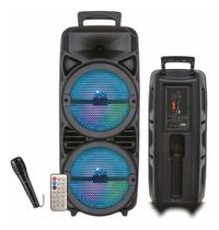 Caixa Som Amplificada Portatil Bluetooth 150w Microfone