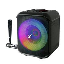 Caixa Som Amplificada Portátil Bluetooth 150W Rms + Microfone Fm Mp3 Usb Led Amvox Aca 150 Pop