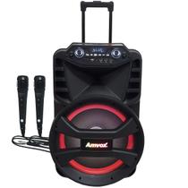 Caixa Som Amplificada Portátil Bluetooth 880W Rms Mp3 Aux Usb Tws Amvox ACA 880 Vegas 2 Microfones Caixa Som Amplificada Portátil Bluetooth 880W Rms Mp3 Aux Usb Tws Amvox ACA 880 Vegas 2 Microfones
