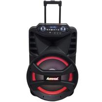 Caixa Som Amplificada Portátil Bluetooth 880W Rms Mp3 Usb Aux Led Tws Bateria Amvox ACA 880 Vegas