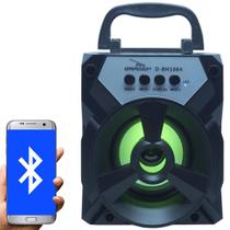 Caixa Som Amplificada Portátil Bluetooth Tws Mp3 Fm Usb Sd Aux P2 Bateria 8W Rms Grasep D-BH1064