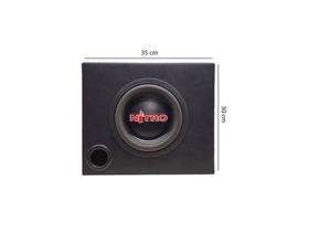 Caixa Som Automotivo Nitro Sub Spyder 8 Pol 300w Rms 4 Ohms