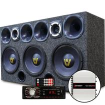 Caixa Som Automotivo Radio Bluetooth Usb Modulo Taramps Caixa Som Automotivo Radio Bluetooth Usb Modulo Taramps