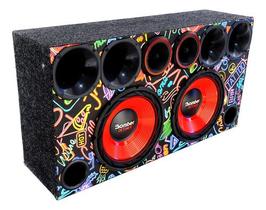 Caixa Som Automotivo Sub 12 Bomber Detoner 4 Corneta 2 Twe