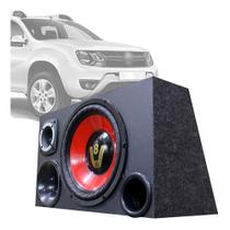 Caixa Som Automotivo Trio Completa Subwoofer Duster Oroch