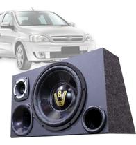 Caixa Som Automotivo Trio Completa Subwoofer Gm Corsa