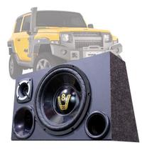 Caixa Som Automotivo Trio Completa Subwoofer Ideal Troller