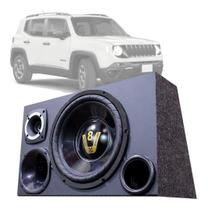 Caixa Som Automotivo Trio Completa Subwoofer Jeep Renegade