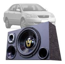 Caixa Som Automotivo Trio Completa Subwoofer Toyota Corolla