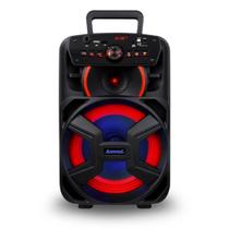 Caixa Som Bluetooth Amplificada Com Led Rítmico Aca 221 Gigante 2 220w Bivolt Automático - Amvox