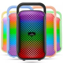 Caixa Som Bluetooth Grasep D-S3210 12w RMS Caixinha Portatil Amplificada Fm Rgb 110v/220v