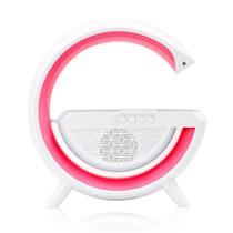 Caixa Som Bluetooth Indução Portátil Branco KP-542 Caixa Som Bluetooth Indução Portátil Branco KP-542