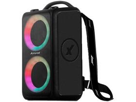 Caixa Som Bluetooth Portátil Amplificada 600W Rms Bateria Potente Amvox Aca 600 Bagvox