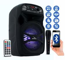 Caixa Som Bluetooth Portátil Amplificada Mp3 Fm Usb Sd Microfone Controle - DURAWELL 6920206806101