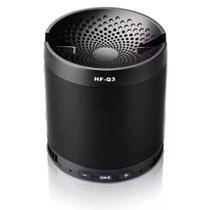 Caixa Som Bluetooth Q3 Usb Sd Aux Suporte Para Preto