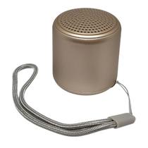 Caixa Som Bluetooth Tws Silicone Mini Speaker 3w Dourado