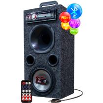Caixa Som Bob Residencial Corujinha Corneta Ativa Bluetooth