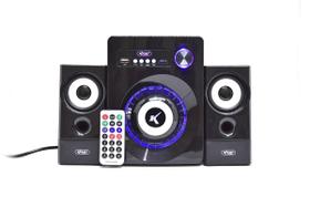 Caixa Som Cartão/Pen Drive/Controle 16W Subwoofer Kp-6022Bh