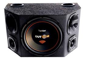 Caixa Som Completa Bomber Outdoor 12 Polegadas 300wrms
