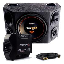 Caixa Som Completa Bomber Outdoor 12 + Stetsom Cl 1500