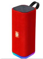 Caixa Som Exbom Csm31btl Bluetooth Led Rgb Usb Micro Sd Fm Vermelho Portátil