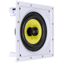 Caixa Som Jbl Ci6s Plus Alto Falante Arandela Quadrada 160w Embutir Gesso Branco