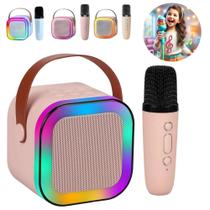 Caixa Som Karaoke Infantil Com Microfone para Crianças Festas Infantil